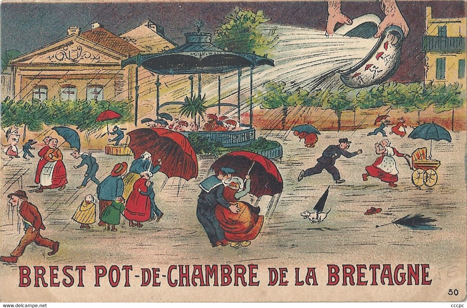 CPA Brest Pot-de-Chambre De La Bretagne - Brest