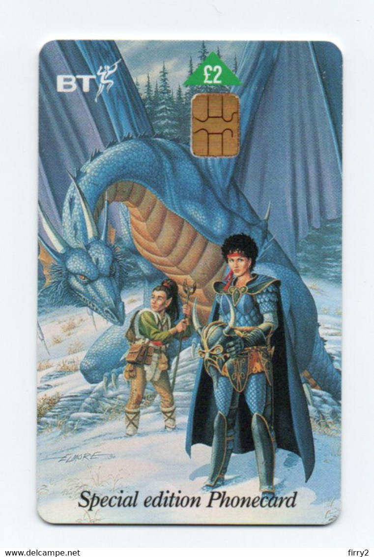 1996 BT £2 Dragons Of Summer Flame Phone Card - Otros & Sin Clasificación