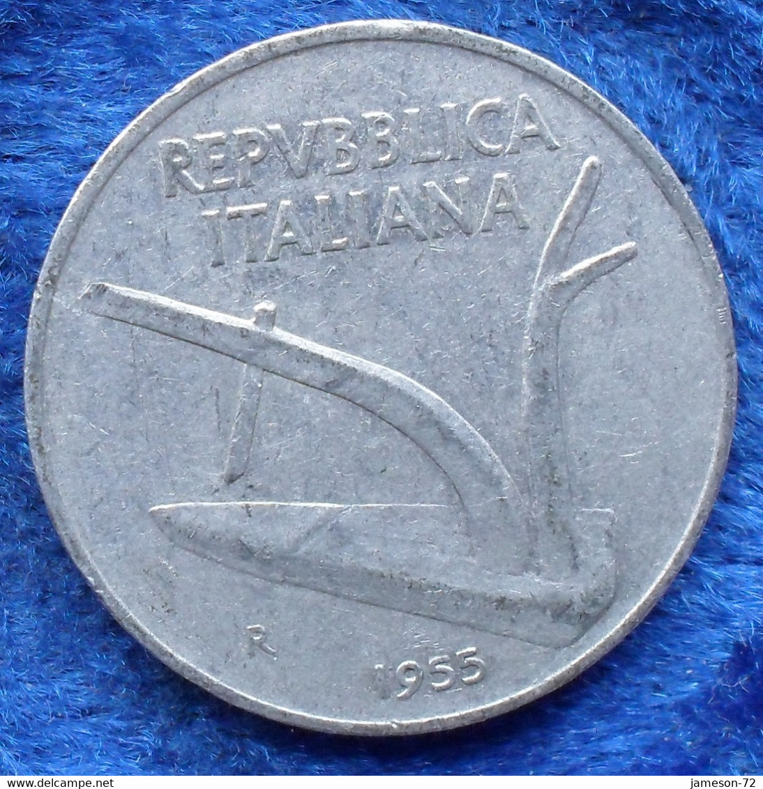 ITALY - 10 Lire 1955 R KM# 93 Republic Lira Coinage (1946-2001) - Edelweiss Coins - Otros & Sin Clasificación