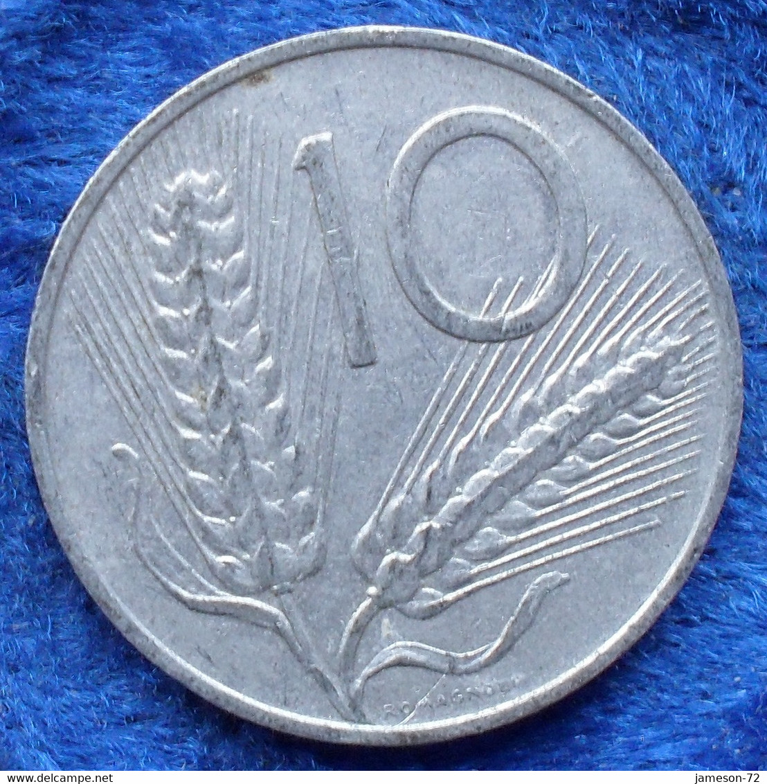 ITALY - 10 Lire 1955 R KM# 93 Republic Lira Coinage (1946-2001) - Edelweiss Coins - Autres & Non Classés