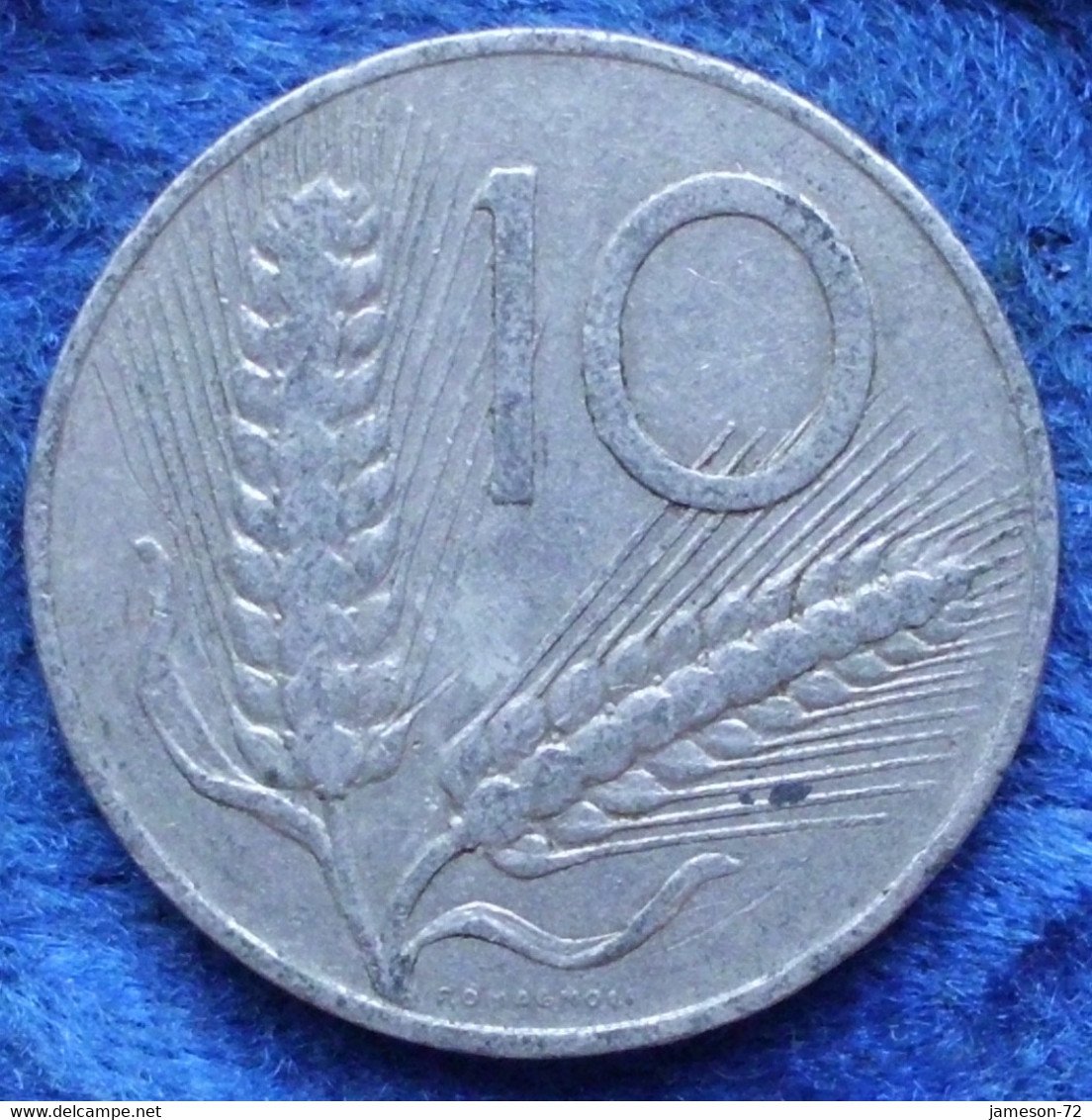 ITALY - 10 Lire 1956 R KM# 93 Republic Lira Coinage (1946-2001) - Edelweiss Coins - Otros & Sin Clasificación