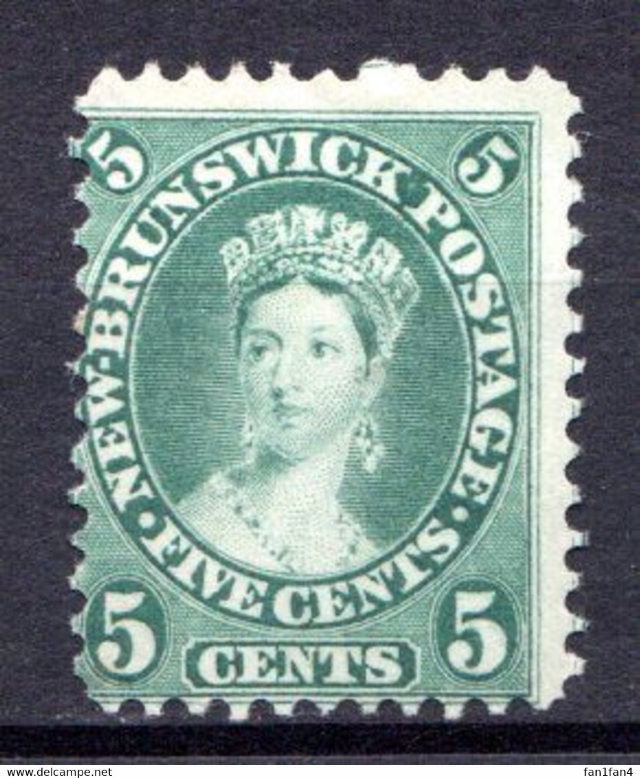 NOUVEAU BRUNSWICK - (Colonie Britannique) - 1860-63 - N° 6 - 5 C. Vert - (Victoria) - Autres & Non Classés