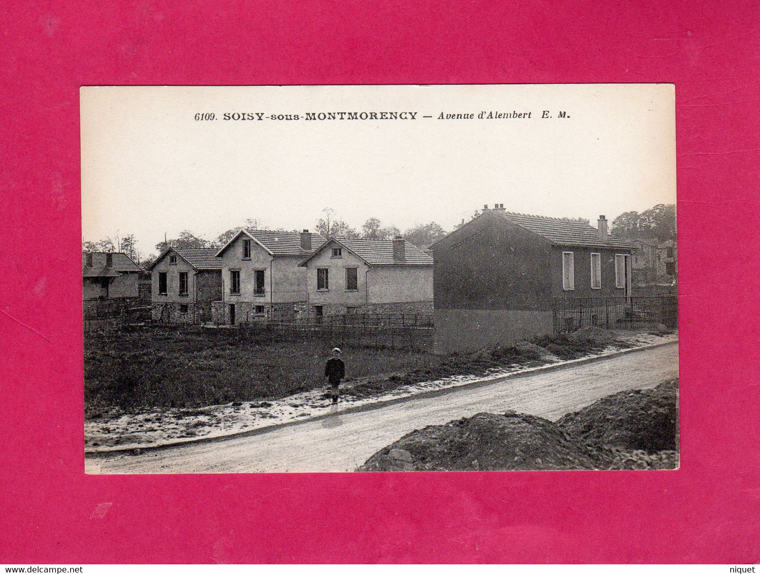 95 VAL-D'OISE SOISY-SOUS-MONTMORENCY, Avenue D'Alembert, Animée, (E. Malcuit) - Soisy-sous-Montmorency