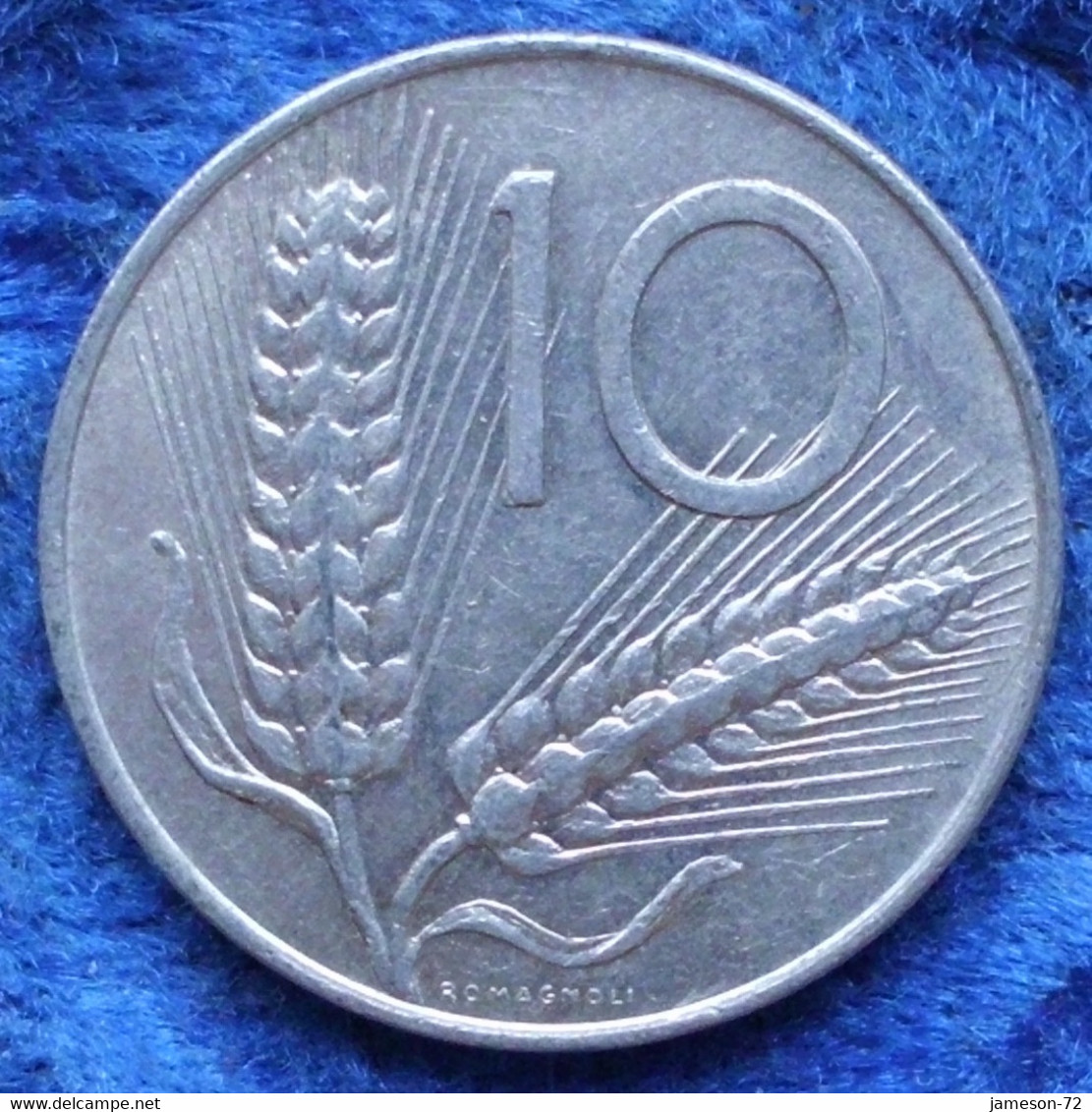 ITALY - 10 Lire 1974 R KM# 93 Republic Lira Coinage (1946-2001) - Edelweiss Coins - Other & Unclassified