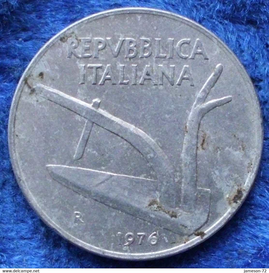 ITALY - 10 Lire 1976 R KM#93 Republic Lira Coinage 1946-2001 - Edelweiss Coins - Other & Unclassified