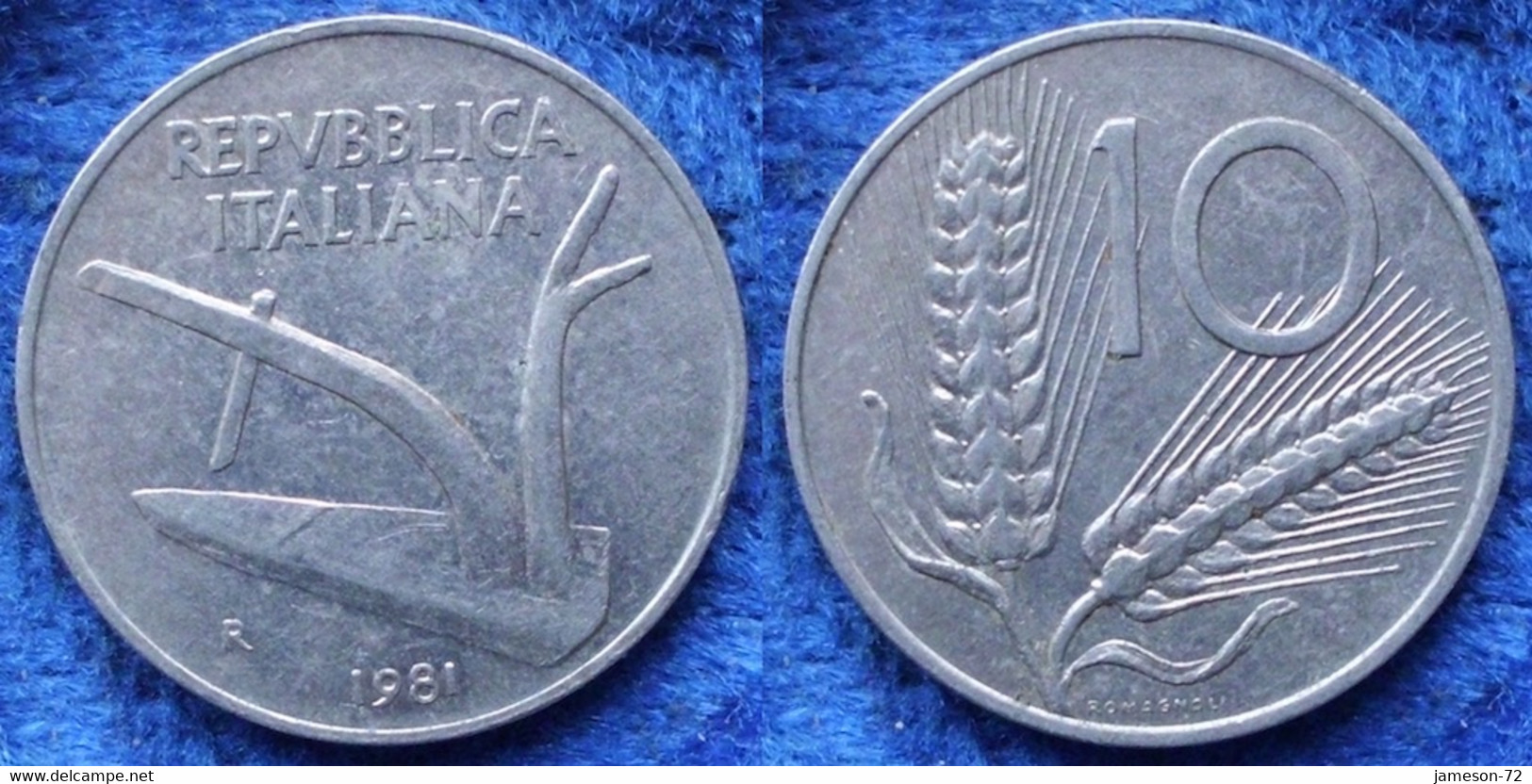 ITALY - 10 Lire 1981 R KM#93 Republic Lira Coinage 1946-2001 - Edelweiss Coins - Other & Unclassified