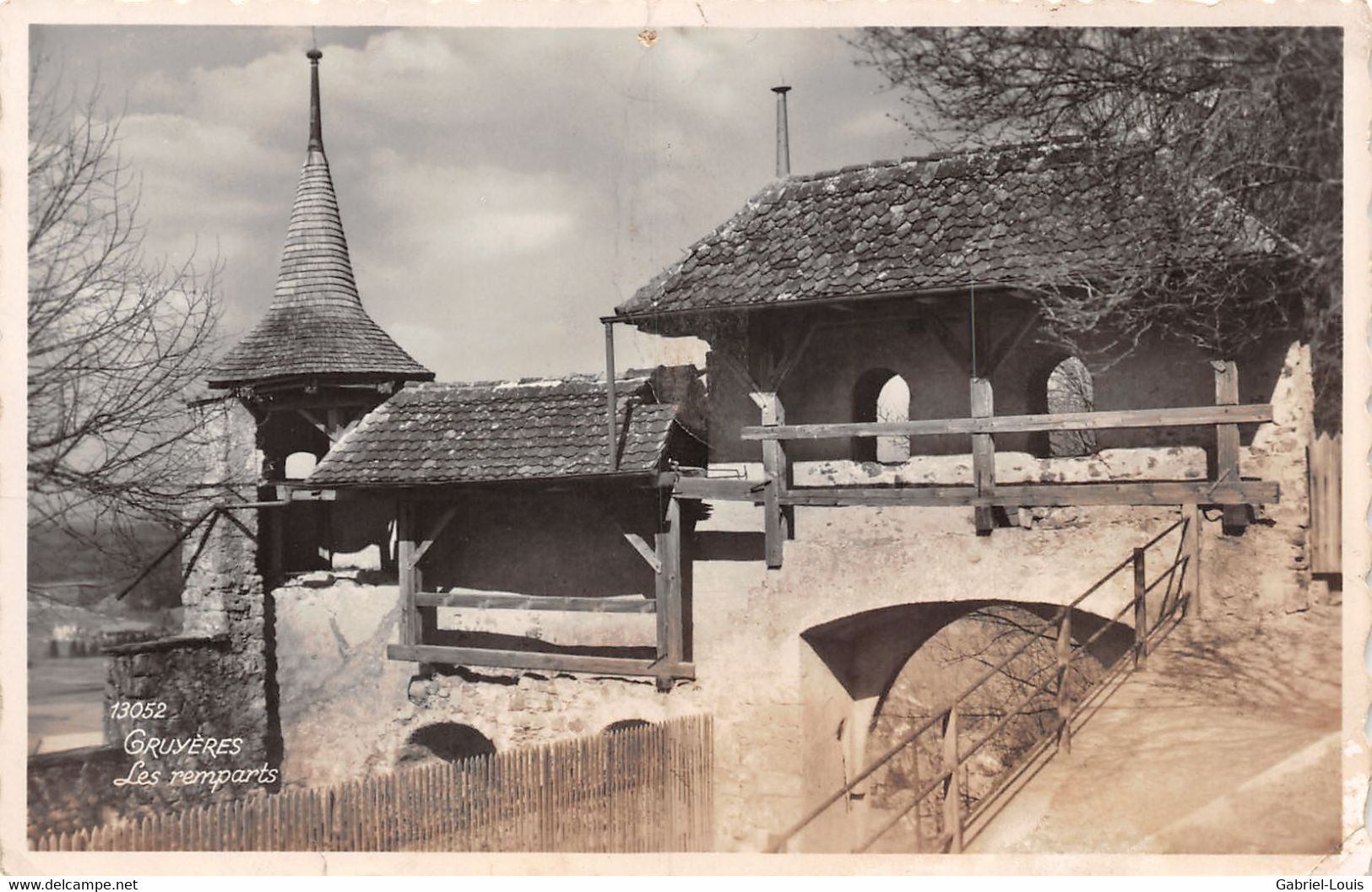 Gruyères Les Remparts - Sceau Postal Libre ? - Gruyères