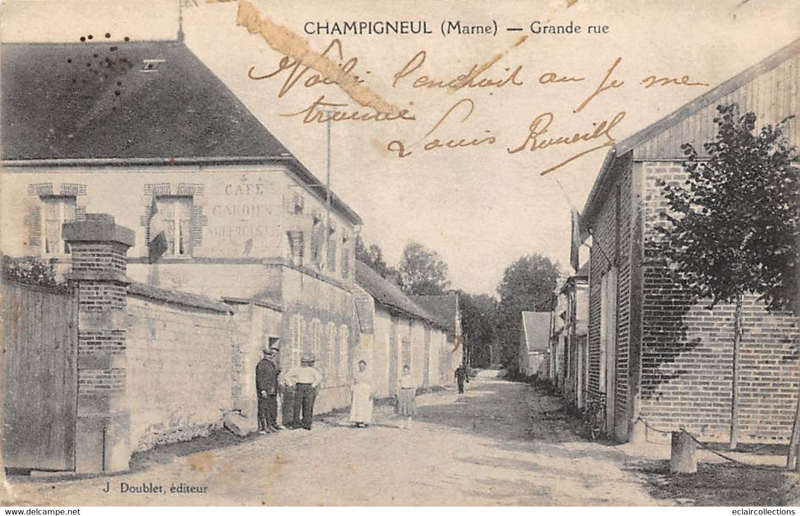 Champigneul           51       Grande Rue        (voir Scan) - Otros & Sin Clasificación