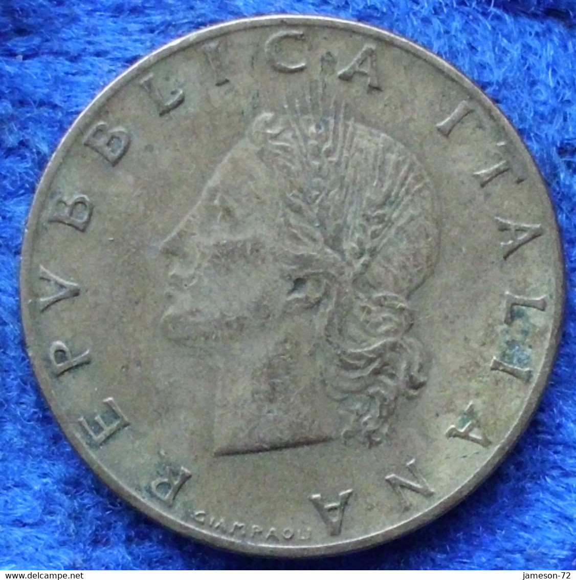 ITALY - 20 Lire 1958 R "oak Leaves" KM# 97.1 Republic - Edelweiss Coins - Edelweiss Coins - Other & Unclassified