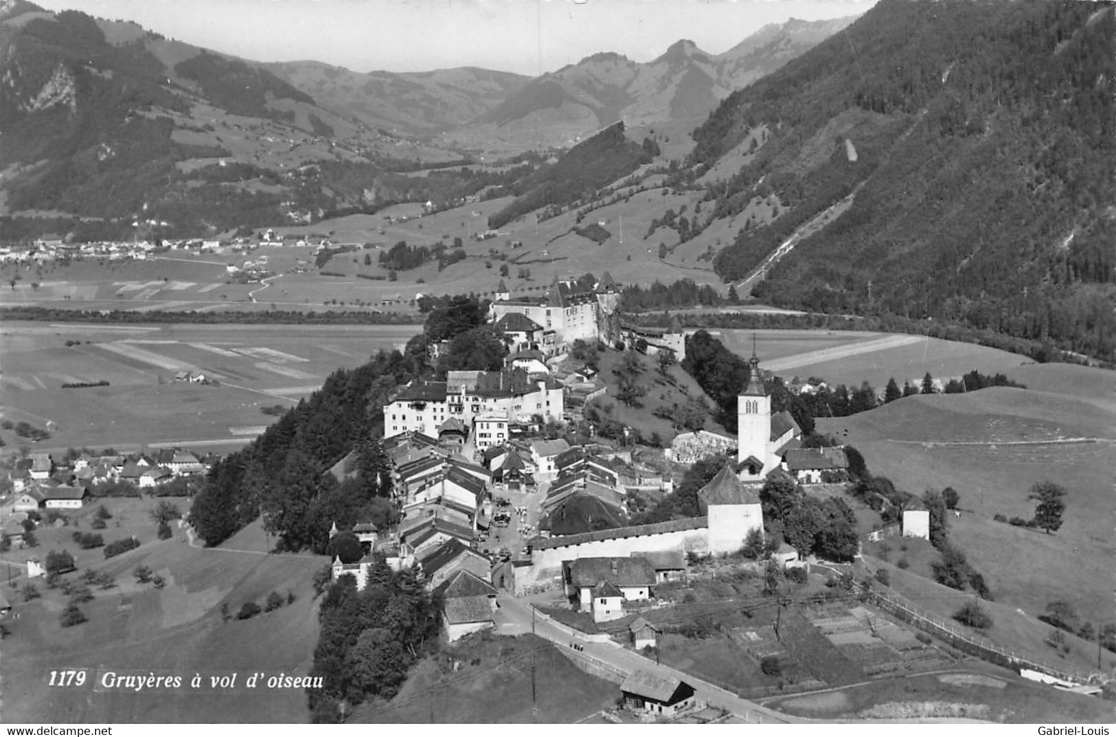 Gruyères à Vol D'oiseau - Gruyères