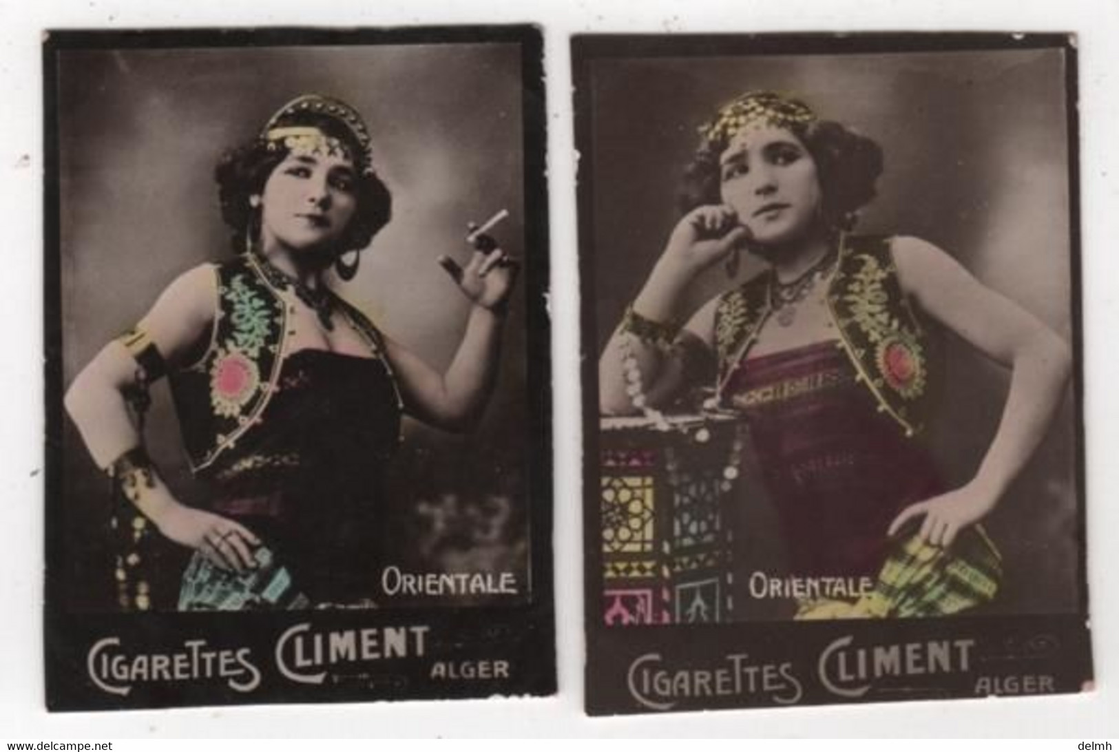 CARTES CIGARETTES CLIMENT Lot De 2 Artiste Mac LEOD MATA HARI ? - Climent