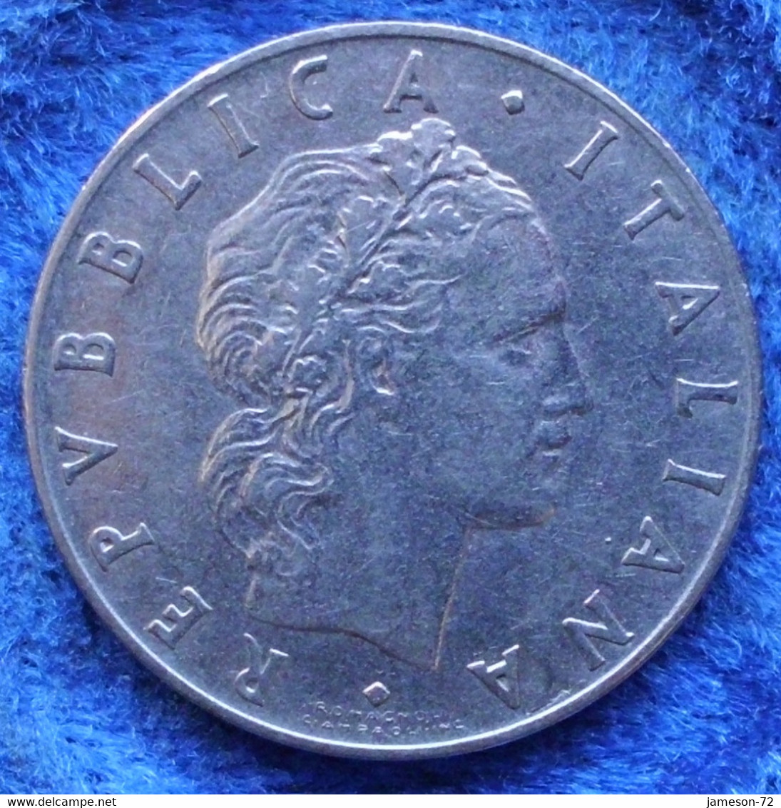 ITALY - 50 Lire 1955 R "Vulcan" KM#95.1 Republic (1946-2001) - Edelweiss Coins - Andere & Zonder Classificatie