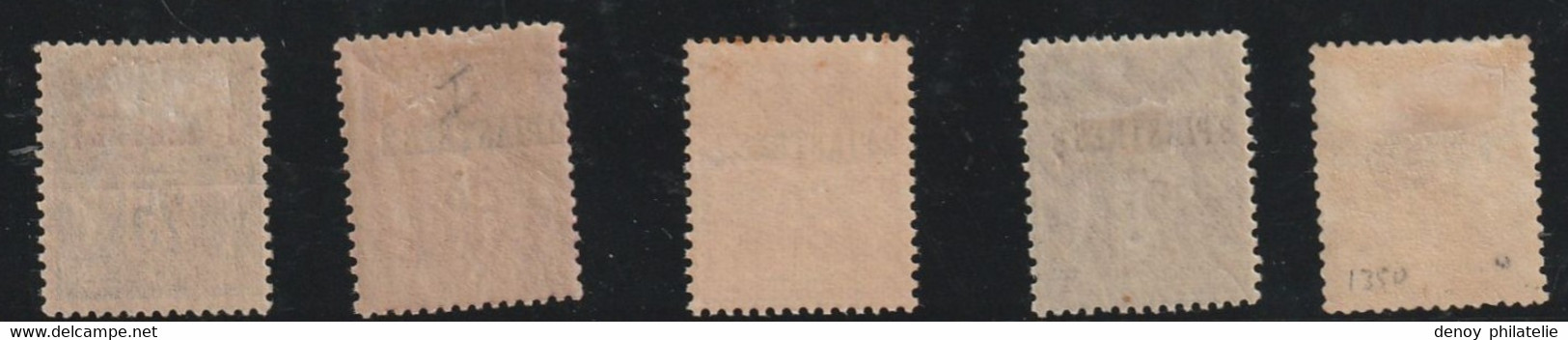 Levant N° 4 A 8 Neuf Charnière * Trés Propre 6 2 Dents Rouillée , Fraicheur Postale - Unused Stamps