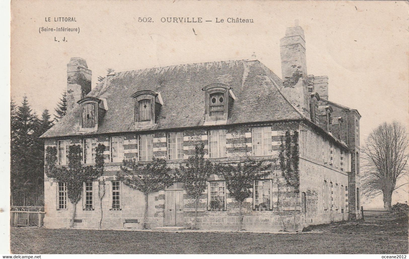 76 Ourville. Le Chateau - Ourville En Caux