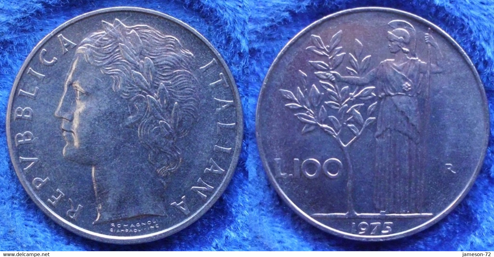 ITALY - 100 Lire 1975 R KM# 96.1 Republic (1946-2001) - Edelweiss Coins - Otros & Sin Clasificación