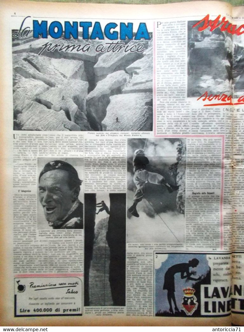 La Domenica Del Corriere 2 Giugno 1946 Cavallette Sardegna Costituente Petrolio - Sonstige & Ohne Zuordnung