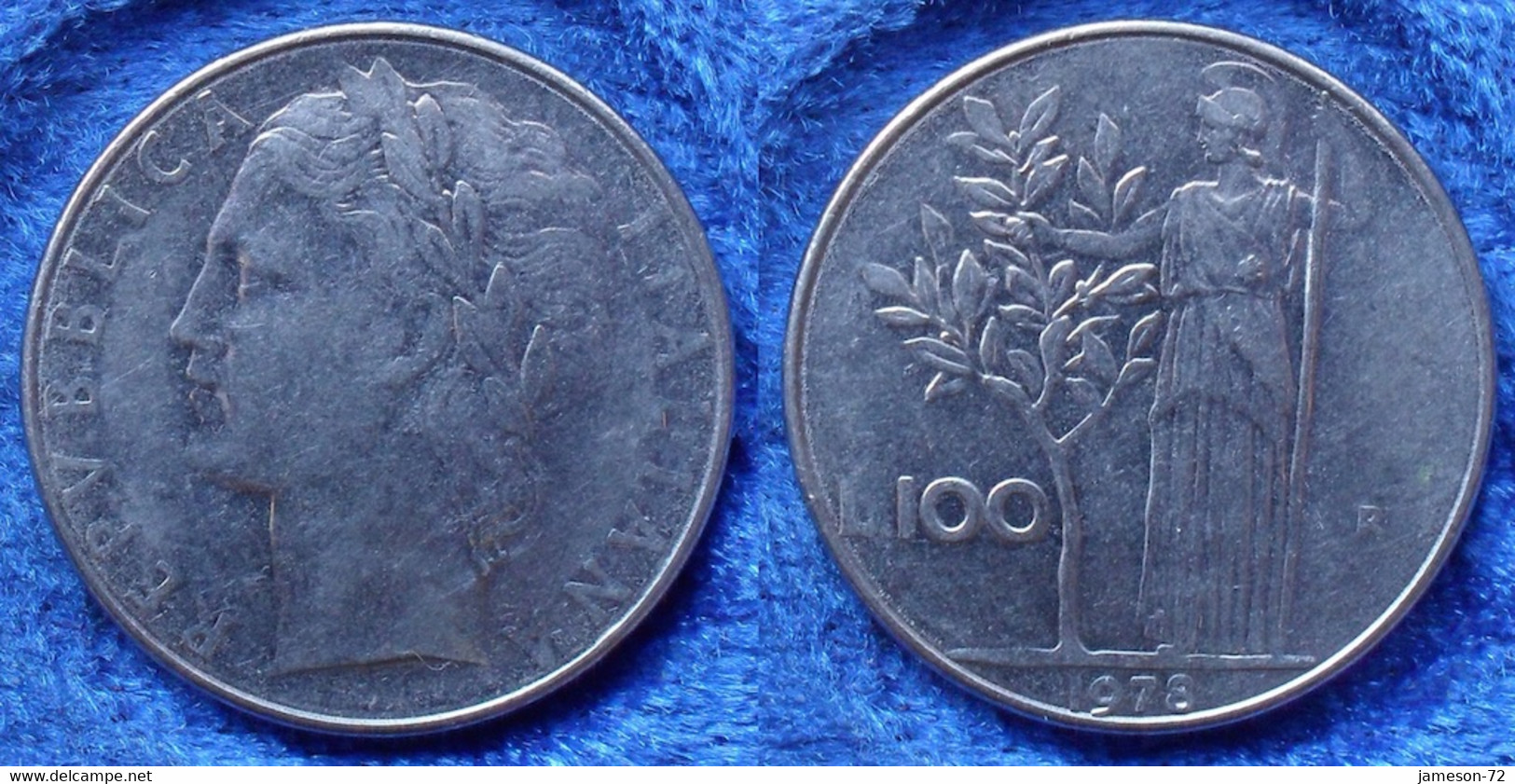 ITALY - 100 Lire 1978 R KM# 96.1 Republic Lira Coinage (1946-2001) - Edelweiss Coins - Other & Unclassified