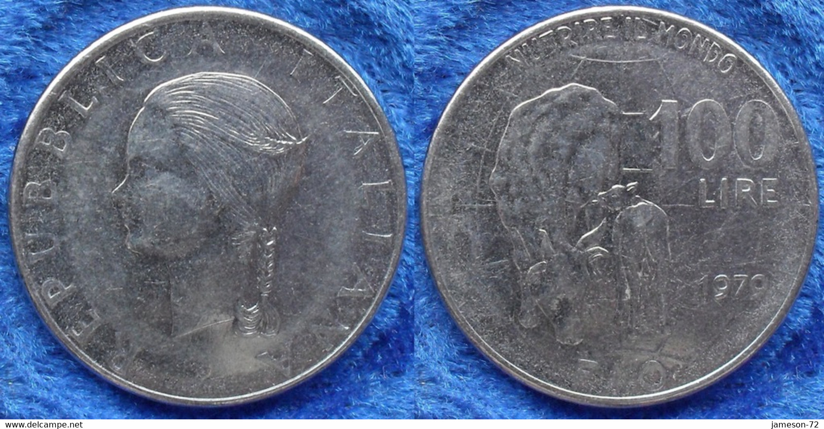 ITALY - 100 Lire 1979 R "nutrire Il Mondo" KM# 106 Republic Lira Coinage - Edelweiss Coins - Otros & Sin Clasificación