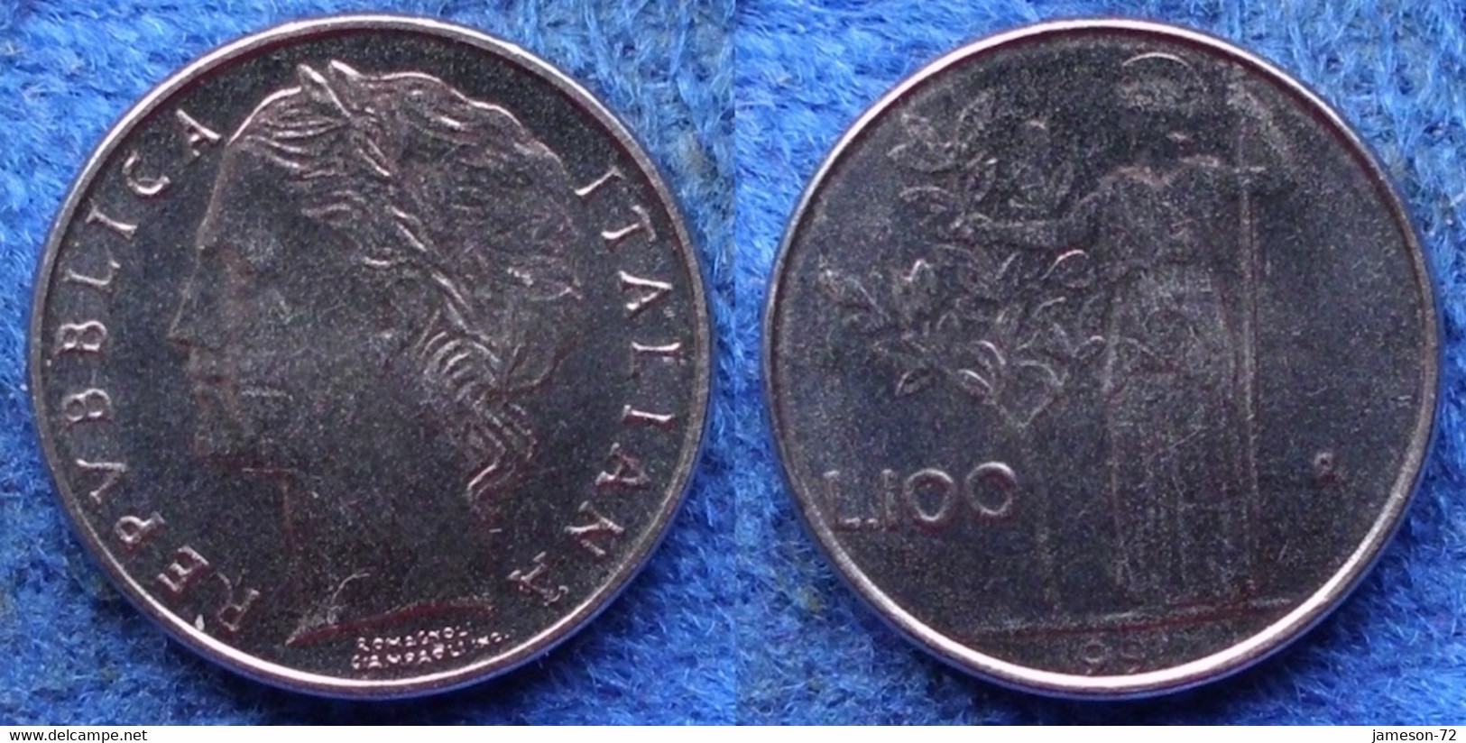 ITALY - 100 Lire 1991 R  KM# 96.2 Republic Lira Coinage - Edelweiss Coins - Otros & Sin Clasificación