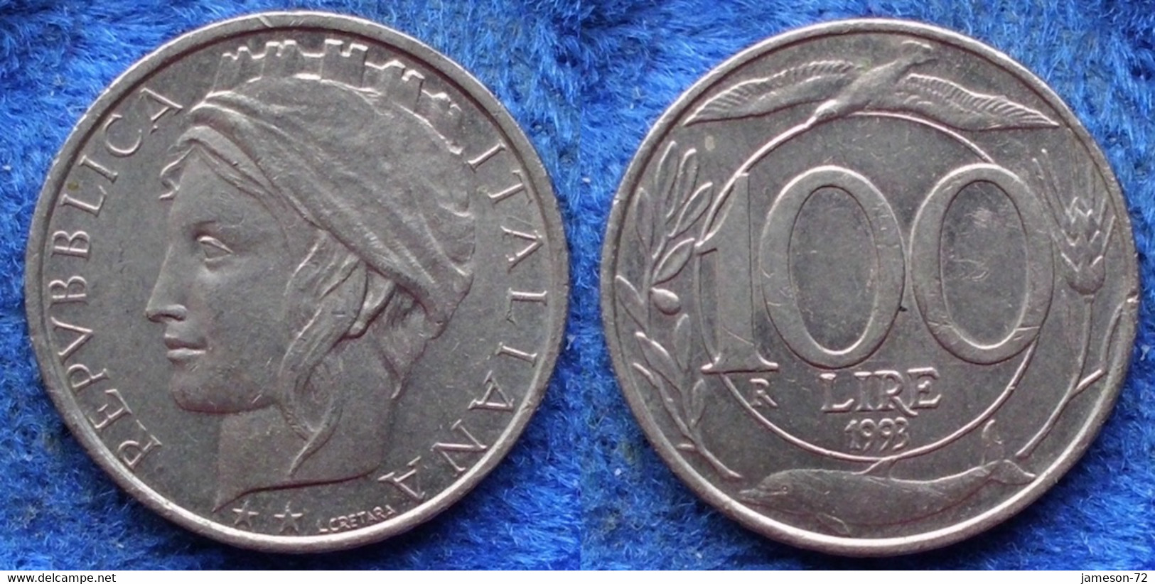 ITALY - 100 Lire 1993 R  KM# 159 Republic Lira Coinage - Edelweiss Coins - Altri & Non Classificati