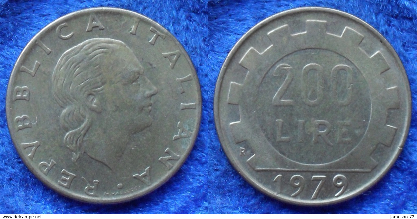 ITALY - 200 Lire 1979 R KM# 105 Republic Lira Coinage (1946-2001)  - Edelweiss Coins - Autres & Non Classés