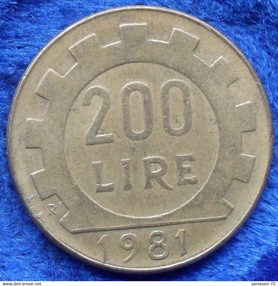 ITALY - 200 Lire 1981 R KM# 105 Republic Lira Coinage - Edelweiss Coins - Other & Unclassified