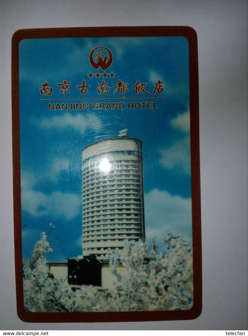 CHINE CARTE A PUCE CHIP CARD CLE HOTEL KEY NANJING GRAND HOTEL - Hotelsleutels