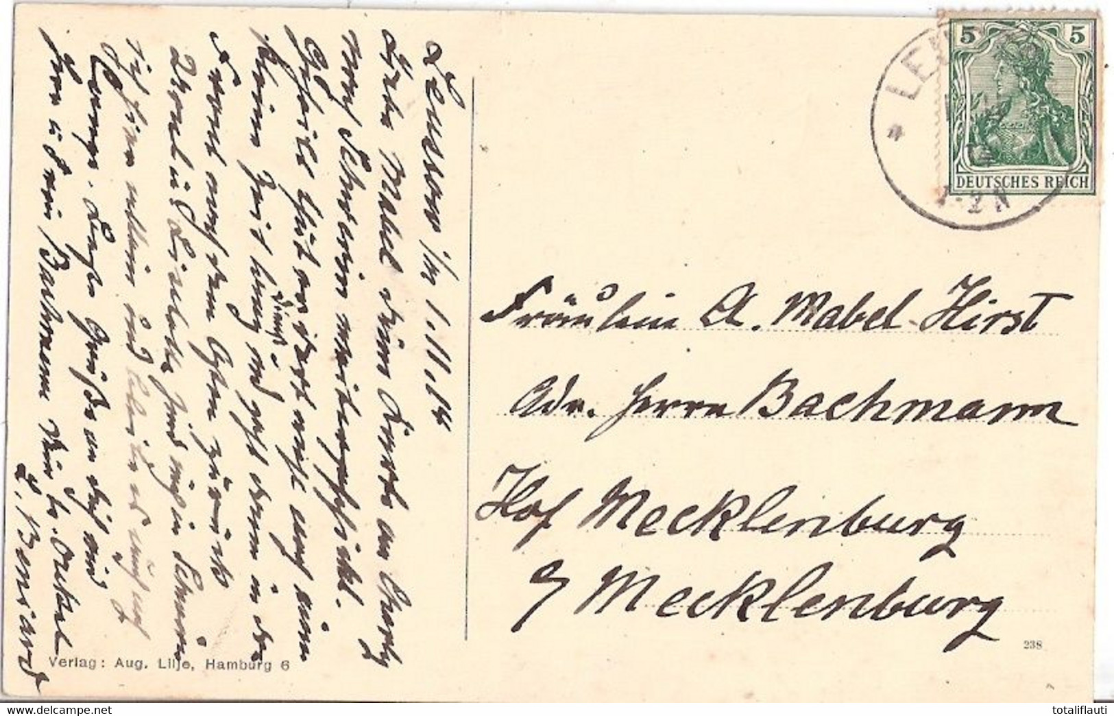 LEUSSOW Mecklenburg Bei Ludwigslust Ober Försterei Belebt 1.11.1914 TOP-Erhaltung - Ludwigslust