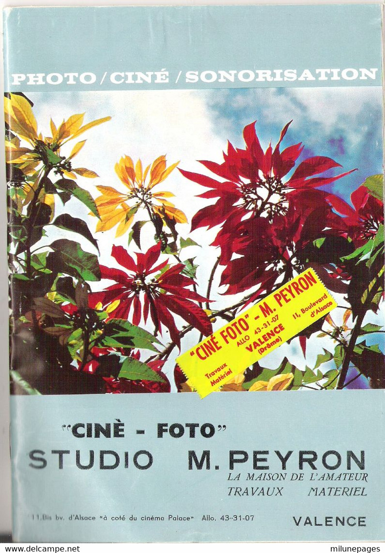 Catalogue Photo Ciné Sono Studio Peyron à Valence Tous Les Appareils Et Accessoires Avec Prix Public 1966 - Fotografie