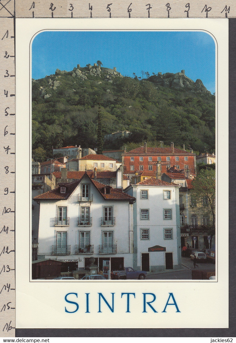 112105GF/ SINTRA, Casario Antigo Da Vila E Castelo Dos Mouros - Lisboa