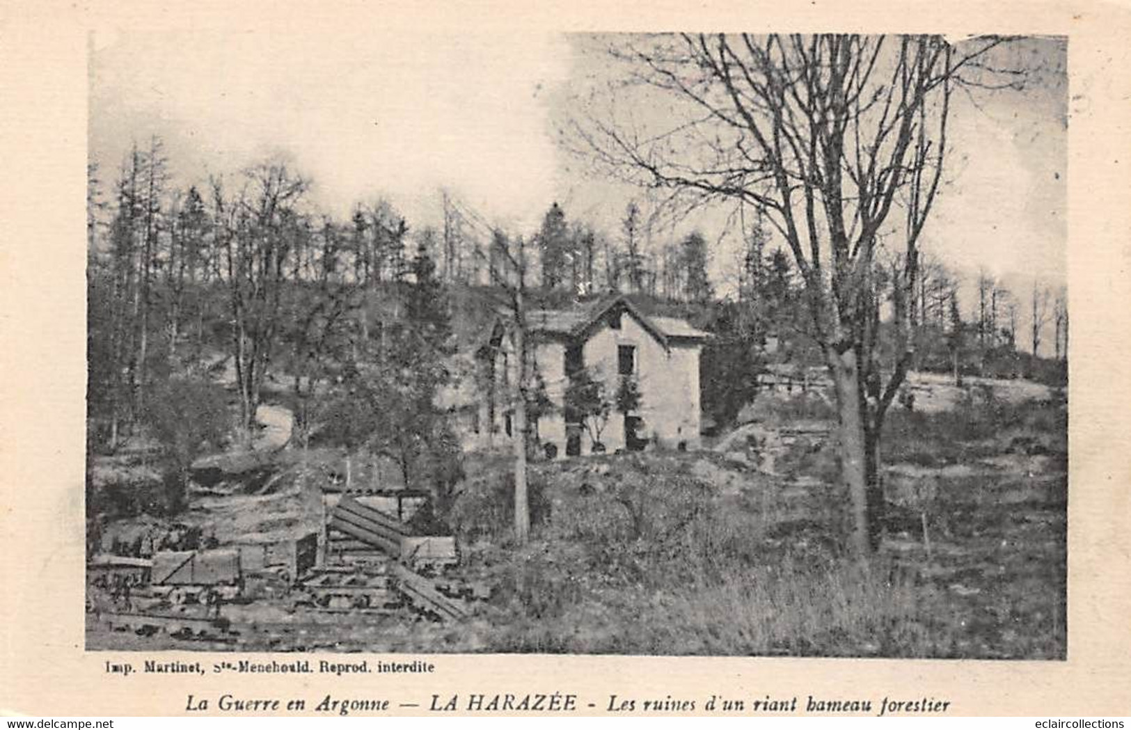 Vienne-le-Château    La Harazée     51        Ruines D'un Hameau Forestier                (voir Scan) - Otros & Sin Clasificación