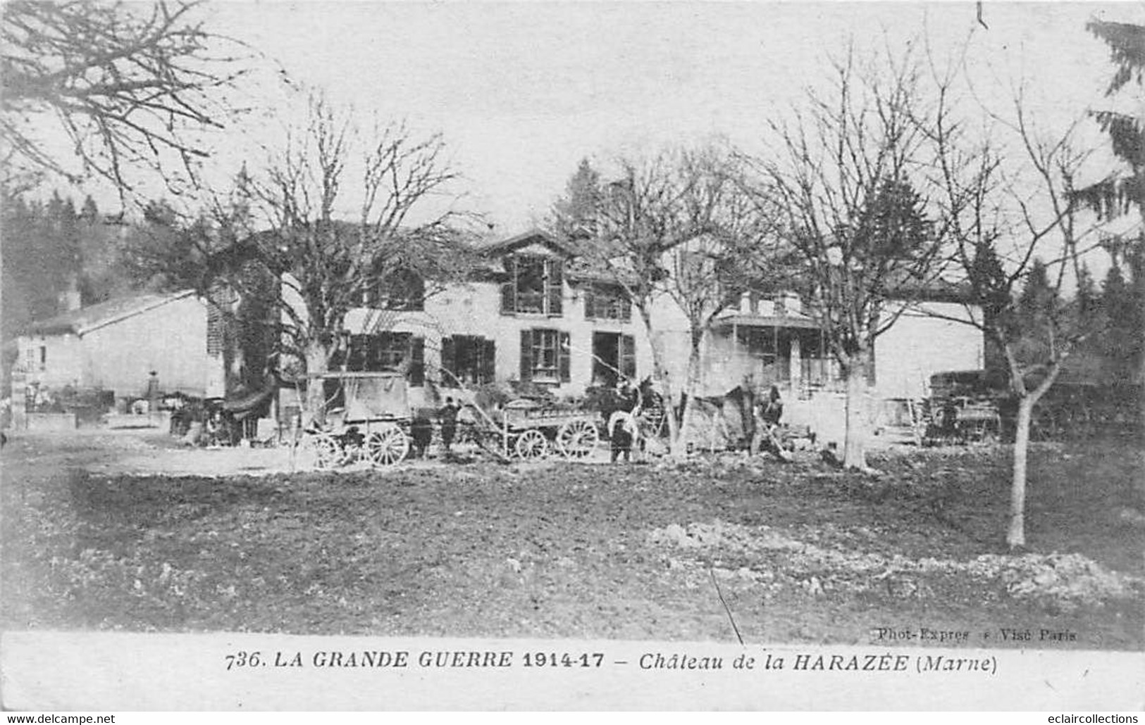 Vienne-le-Château    La Harazée       51       Le Château Et Militaires                (voir Scan) - Otros & Sin Clasificación