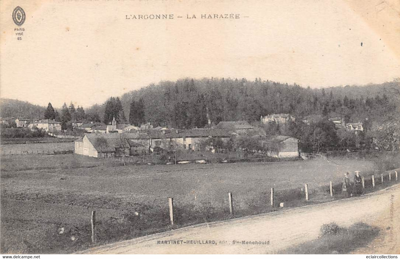 Vienne-le-Château    La Harazée       51       Vue Du Village                  (voir Scan) - Otros & Sin Clasificación