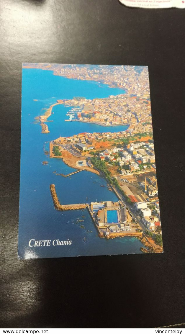 CPM ,Grèce ,  Crete , Chania , Multi-Vues , Ed. Adam En L Etat Sur Les Photos - Greece