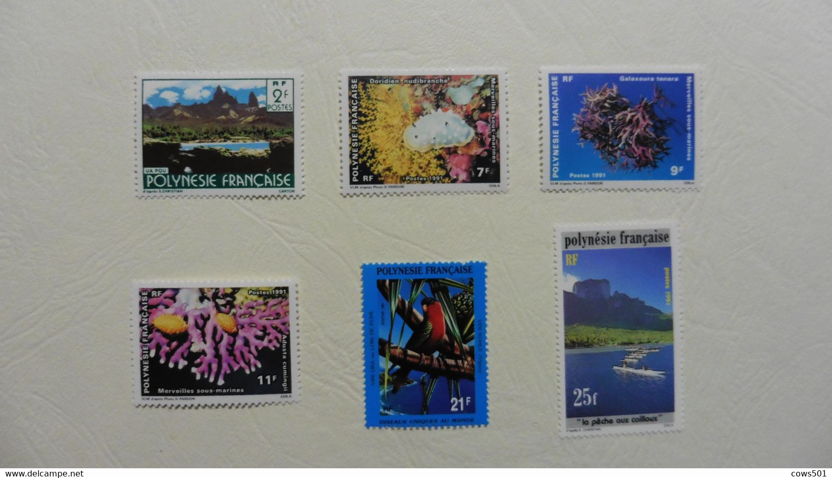 Océanie > Polynésie Française >6 Timbres  Neufs - Collections, Lots & Séries