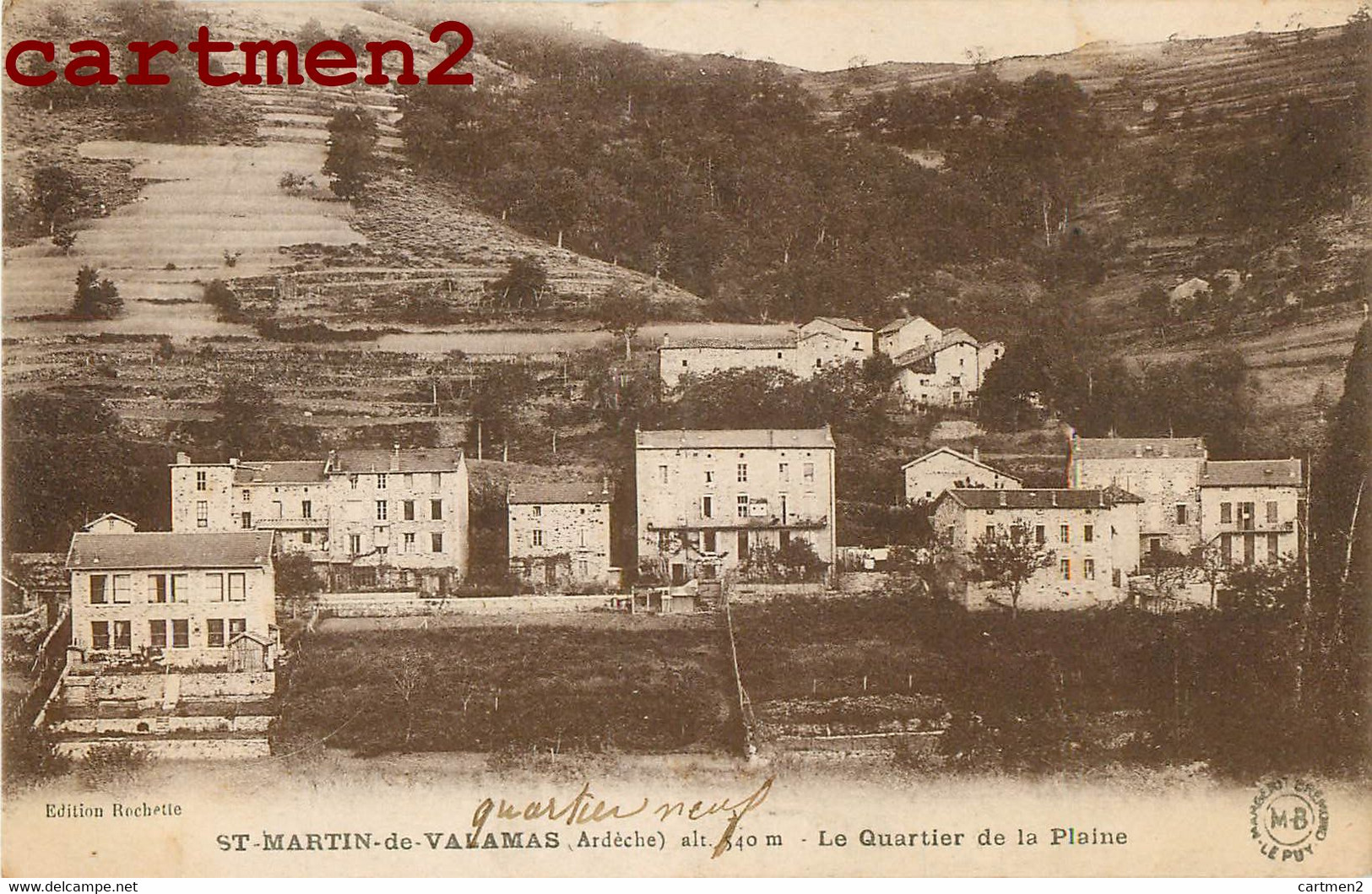 SAINT-MARTIN-DE-VALAMAS QUARTIER DE LA PLAINE 07 ARDECHE - Saint Martin De Valamas