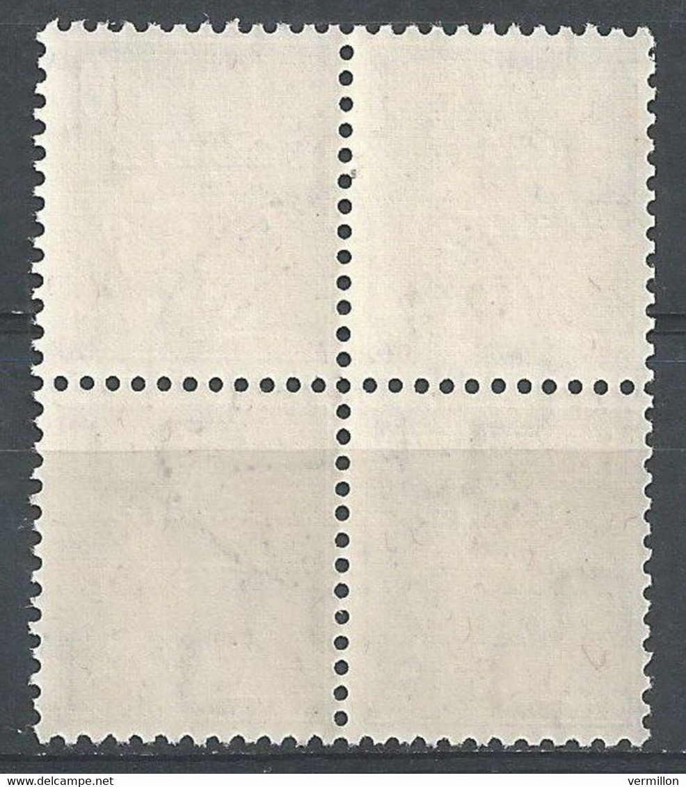 XX-/-164-YVERT- 4 X  N° 102a, ZUMSTEIN, SERVICE SDN N° 53z, OBL., COTE 10.00 €, PAPIER GRILLE, VOIR IMAGES POUR DETAILS - Officials