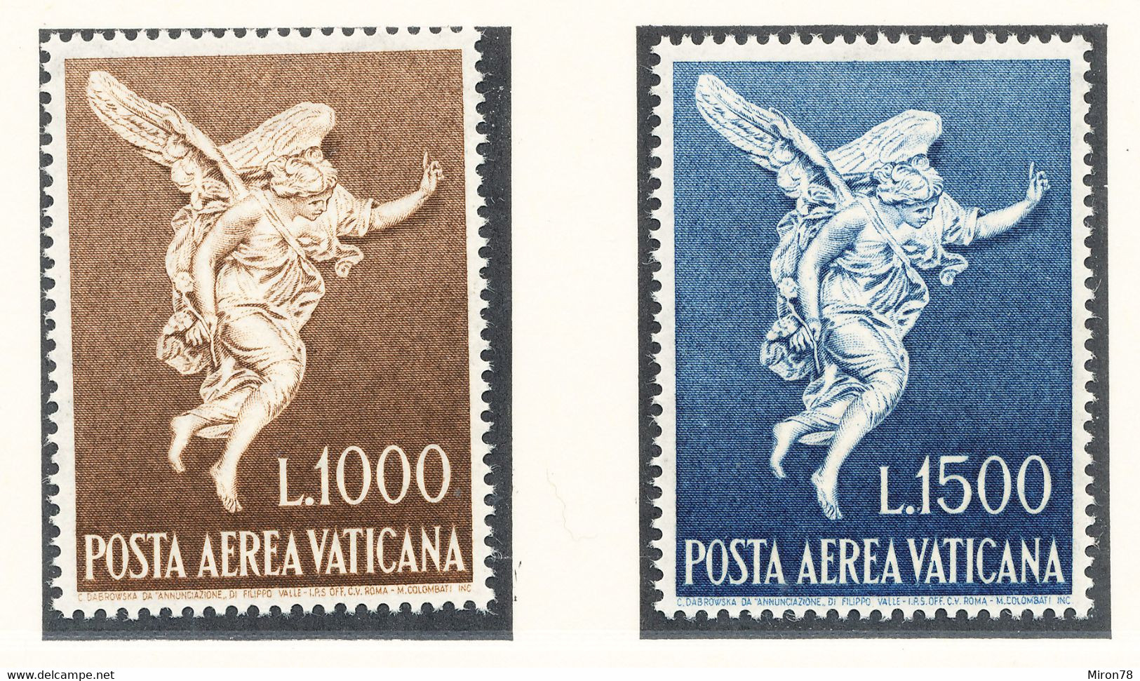 Stamps Vatican 1962 Mint Lot31 - Other & Unclassified