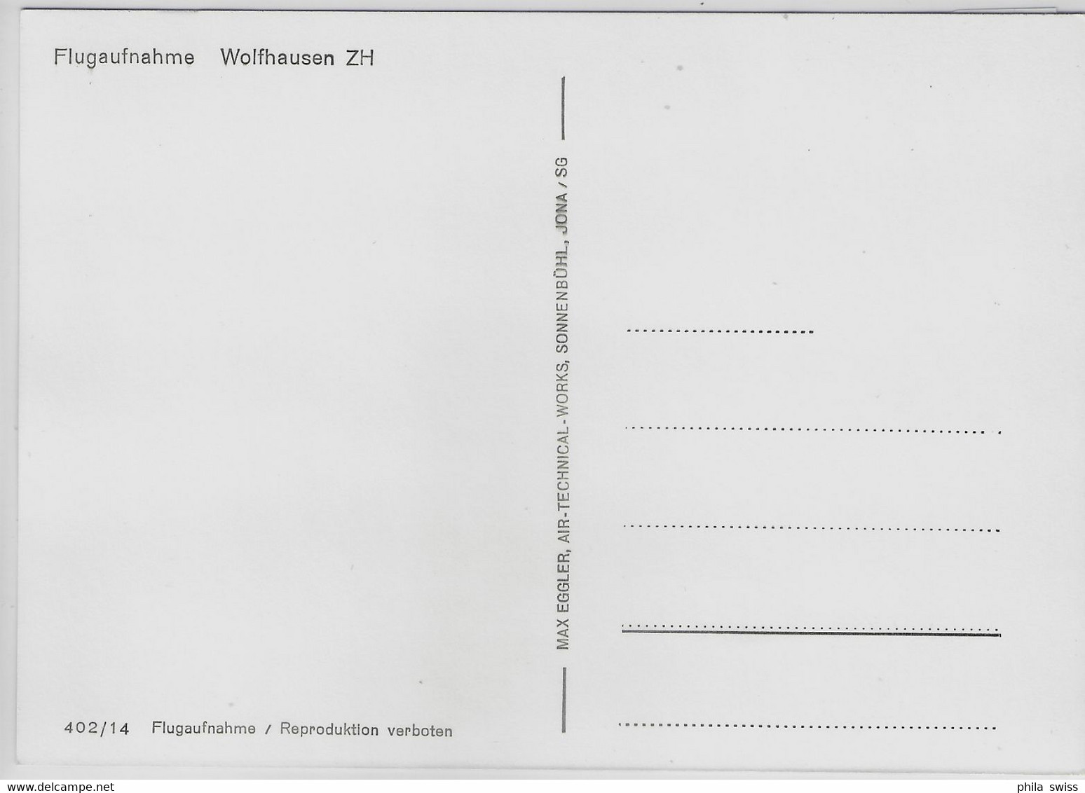 Flugaufnahme Wolfhausen ZH - Hausen Am Albis 