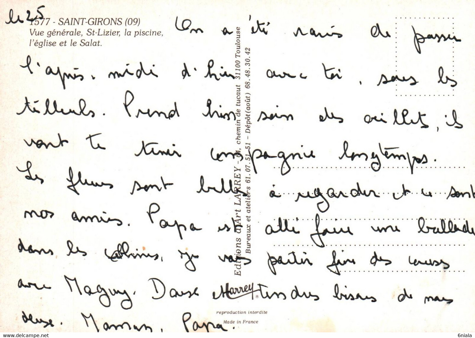5113 Carte Postale   SAINT GIRONS  Vues Multiples      09 Ariège - Saint Girons