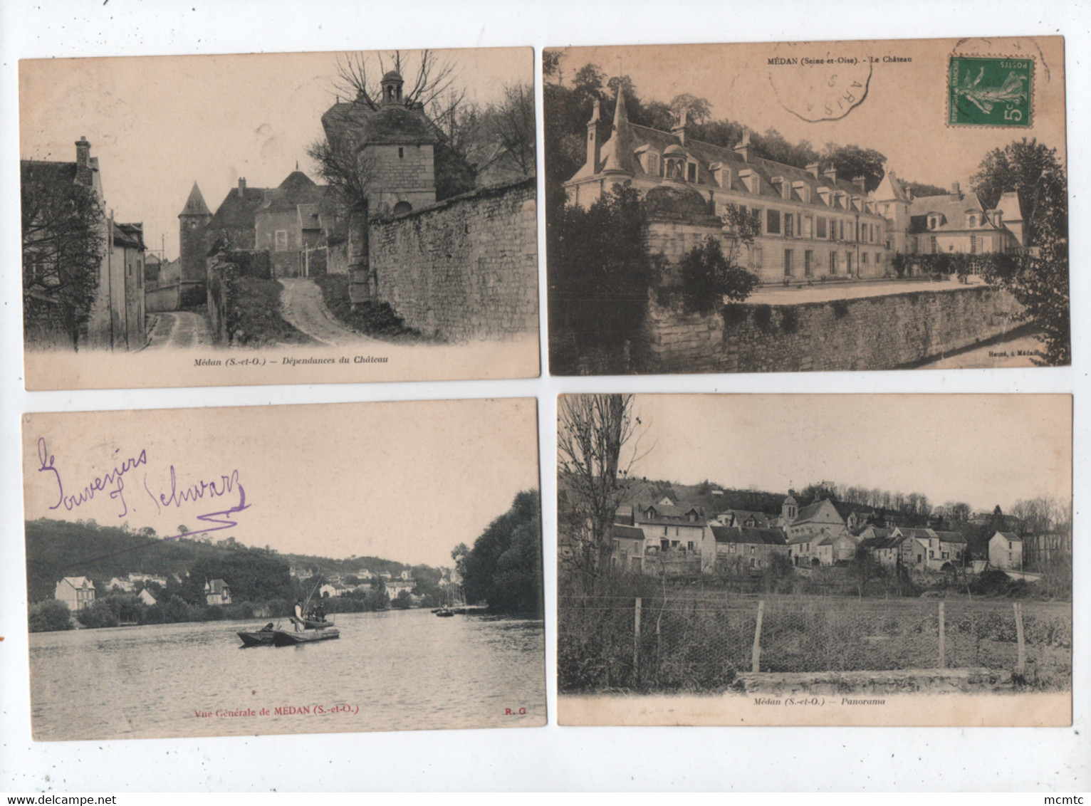 7 Cartes  -   Meudan - (Yvelines - 78  ) - Medan