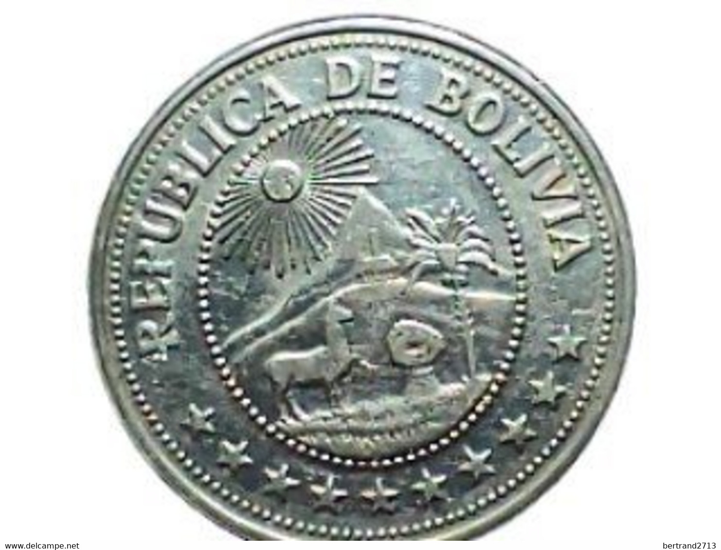 Bolivia 5 Pesos Bolivianos 1978 Km 197 - Bolivia