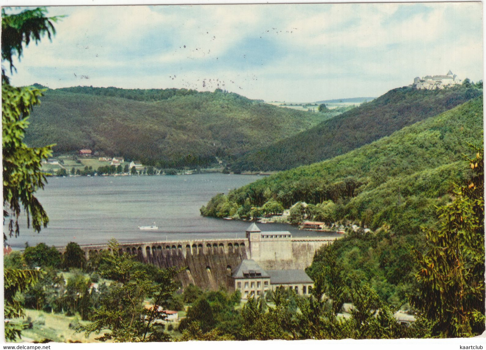 Die Edertalsperre Mit Sperrmauer Und Schloß Waldeck - (1978) - Edersee (Waldeck)