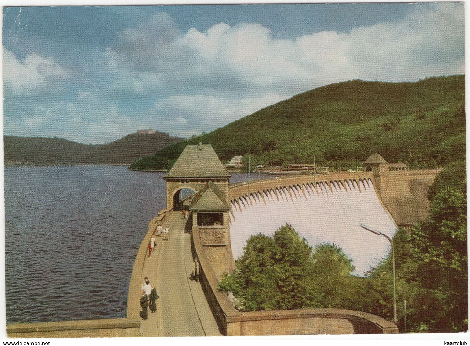 Edersee Mit Sperrmauer  - Edertalsperre  - (1975) - Edersee (Waldeck)