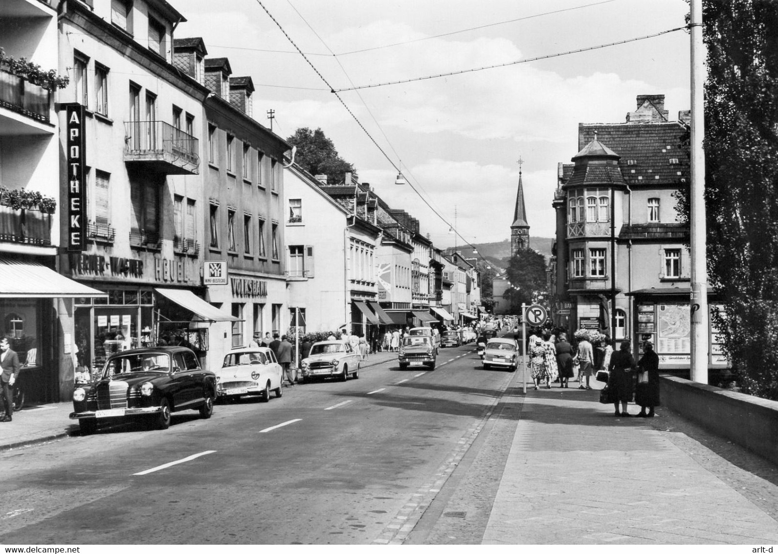 DC2894 - Ak Sankt Wendel Bahnhofstrasse - Kreis Sankt Wendel