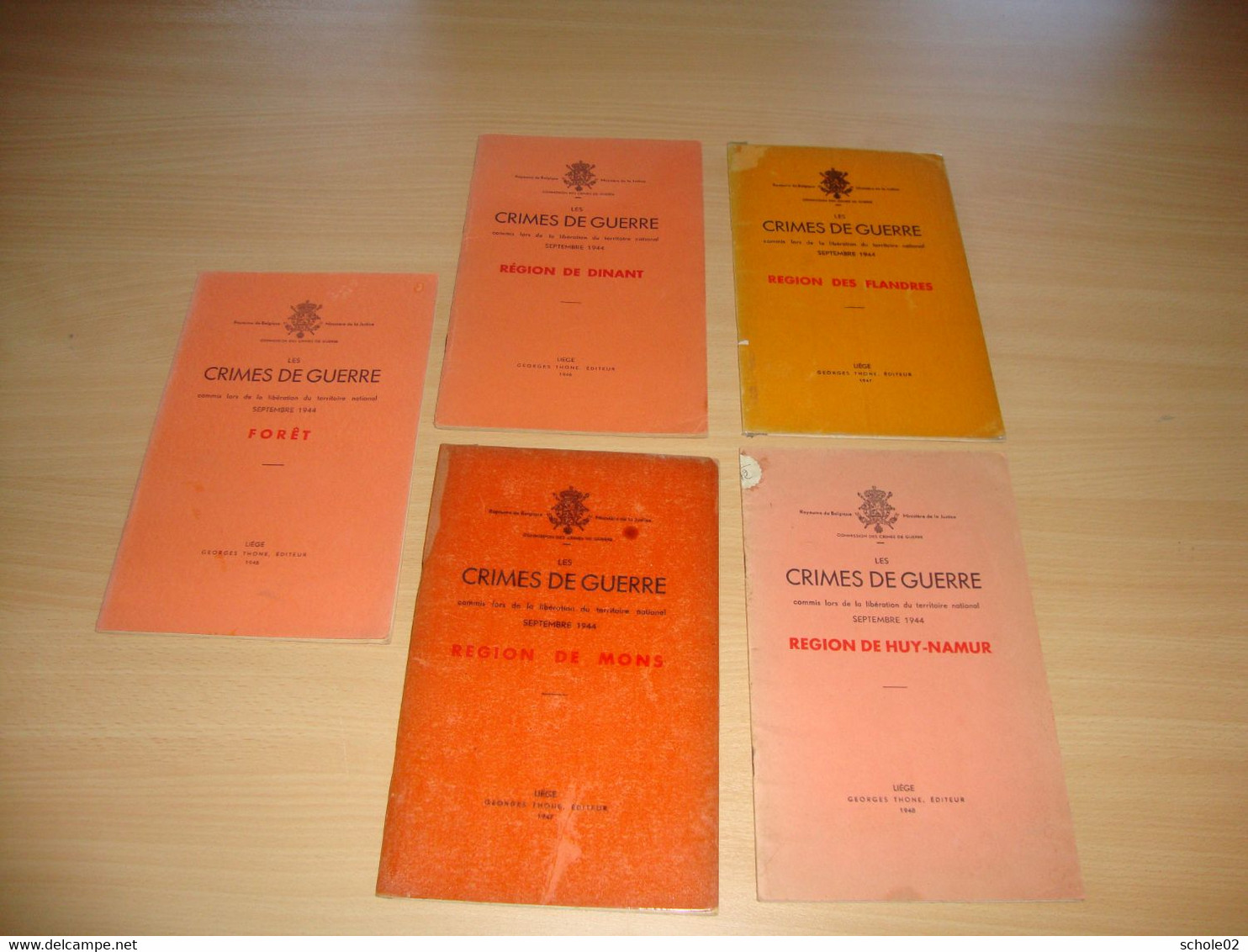 Crimes De Guerre Commis Lors De La Libération (5 Volumes) - Oorlog 1939-45
