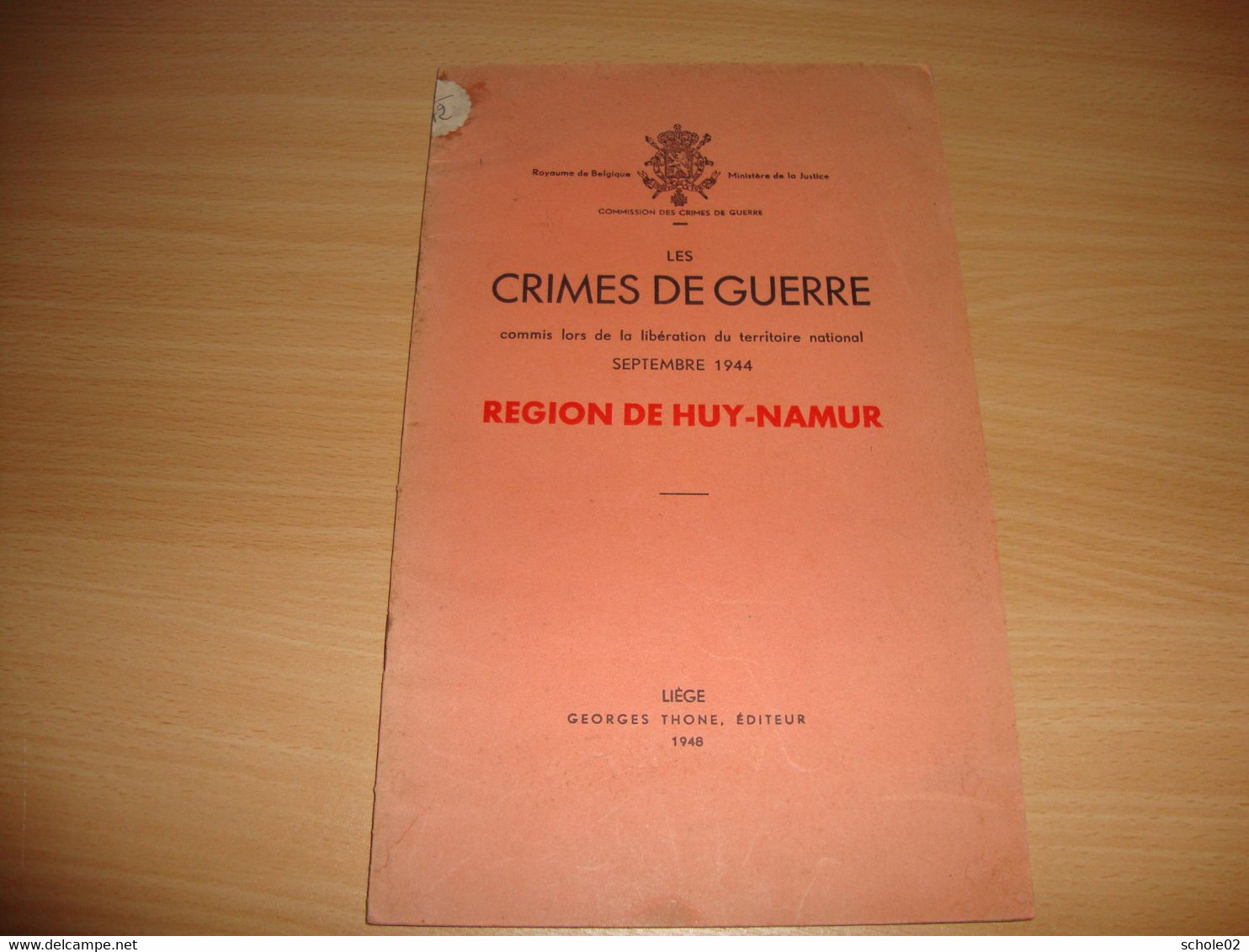 Crimes De Guerre Commis Lors De La Libération (5 Volumes) - Oorlog 1939-45