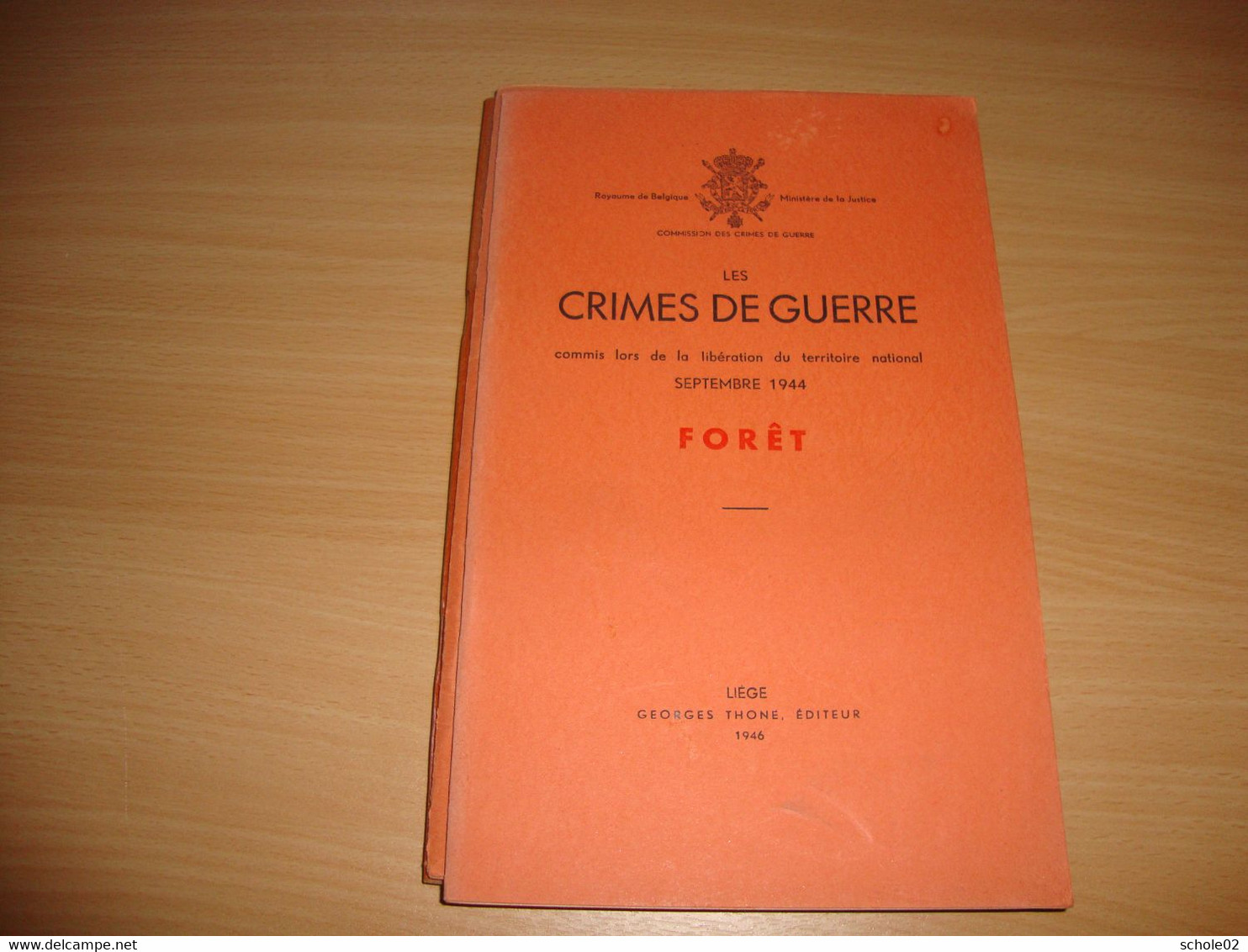 Crimes De Guerre Commis Lors De La Libération (5 Volumes) - Oorlog 1939-45