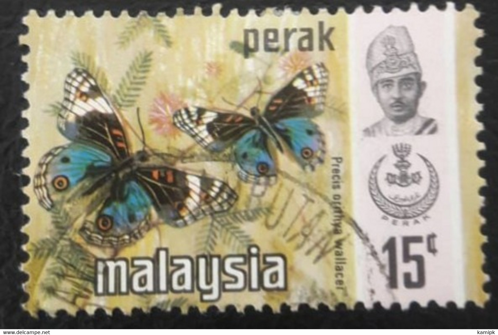 USED STAMPS Malacca!Melaka - Butterflies  -  1977 - Malaysia (1964-...)