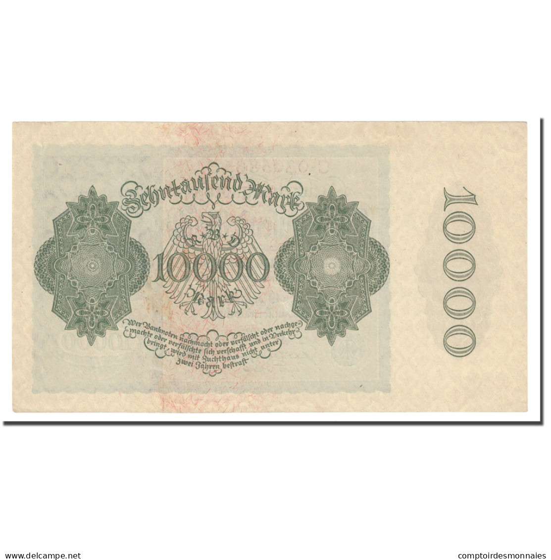 Billet, Allemagne, 10,000 Mark, 1922, 1922-01-19, KM:71, TTB - 10.000 Mark